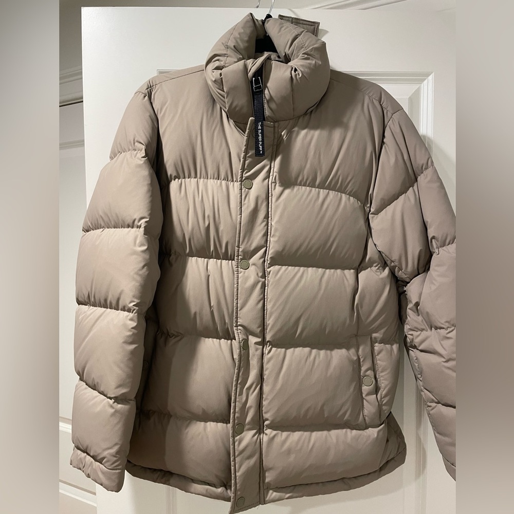 Aritzia-Super Puff size Small in Taupe